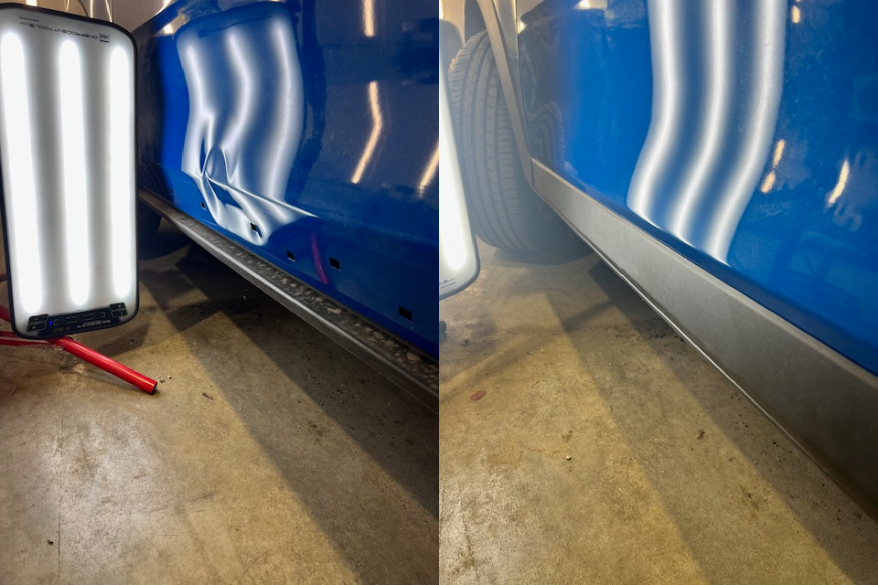 Przed i po naprawie PDR 4